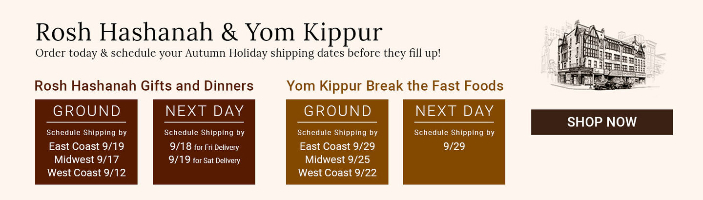 Rosh Hashanah Ship By dates