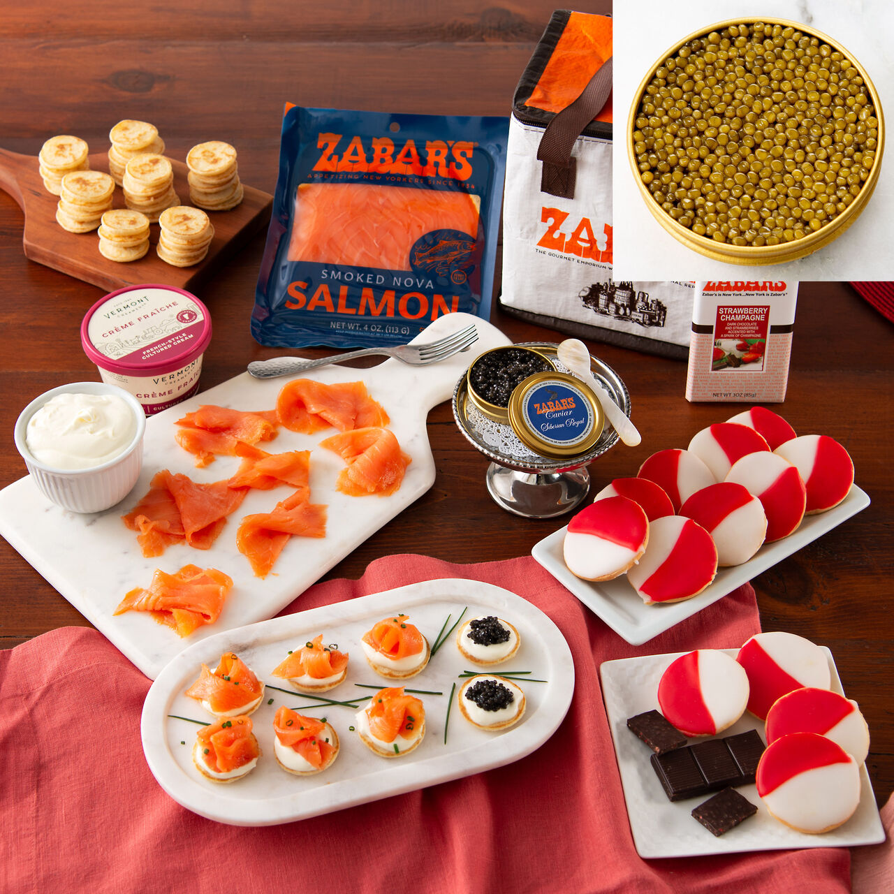 Zabar&rsquo;s Caviar Gift Set (Imperial Osetra 50g)  large