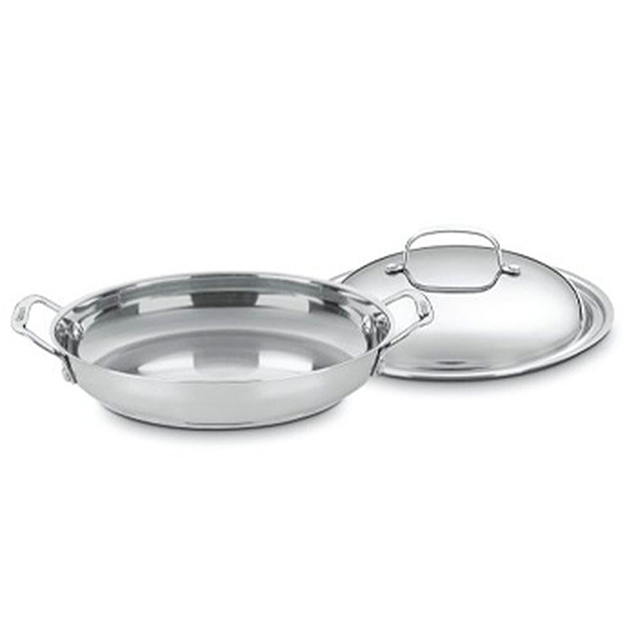 Cuisinart Chef's Classic Stainless Steel 12" Everyday Pan  #725-30D, , large image number 0