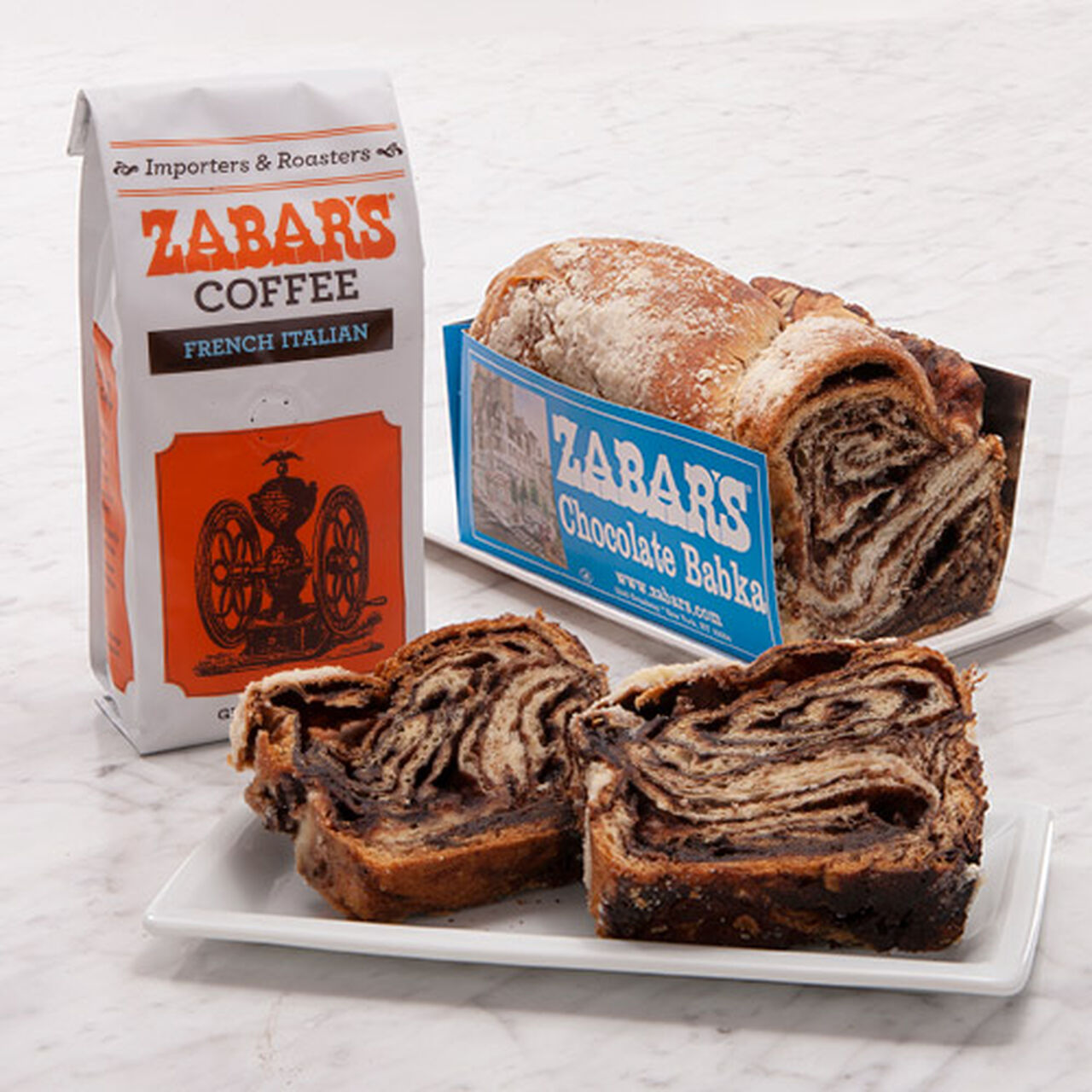 Zabar's Coffee & Chocolate Babka Bundle (Kosher), , large image number 0