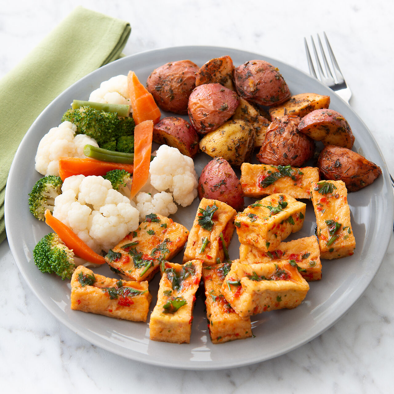Thai Herb Tofu Plate  large