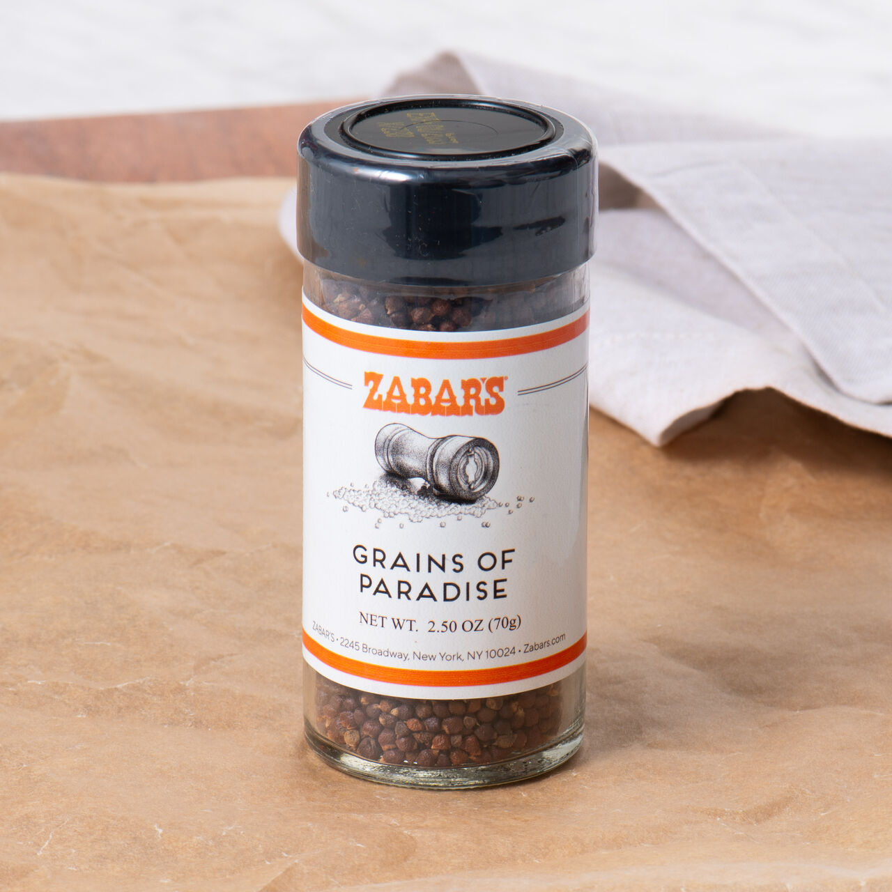 Zabar's Spices-Grains of Paradise - 2.50 oz  (Kosher)  large