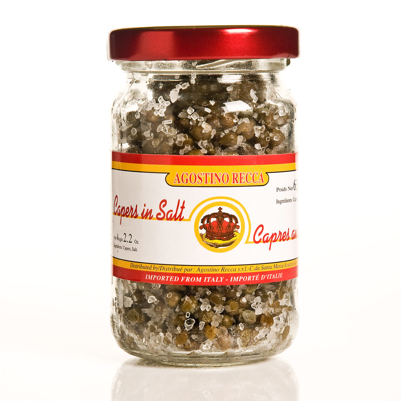 Agostino Recca Capers in Salt - 2.2oz, , large image number 0