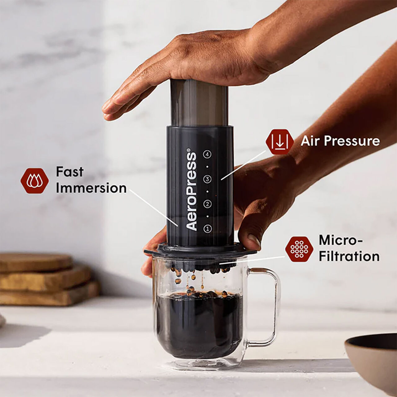 AeroPress Coffee and Espresso Maker #82R08  large