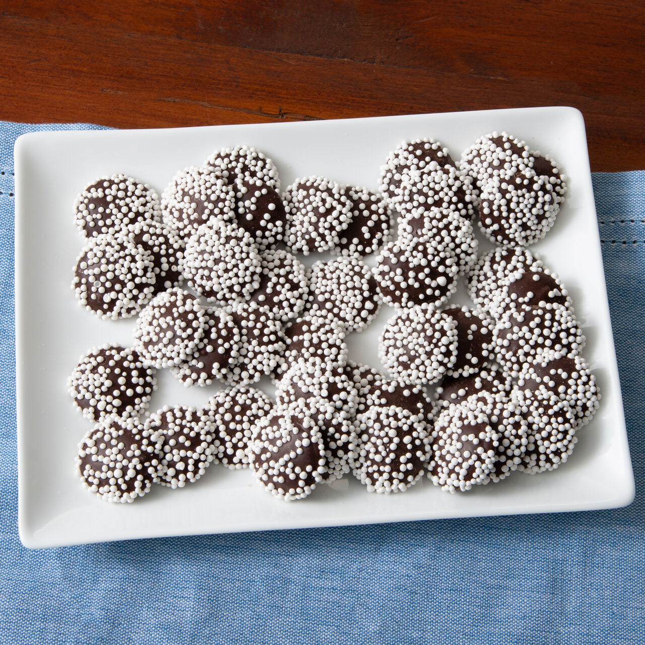 21st Century Dark Chocolate Non-Pareils 11oz - Kosher for Passover  large