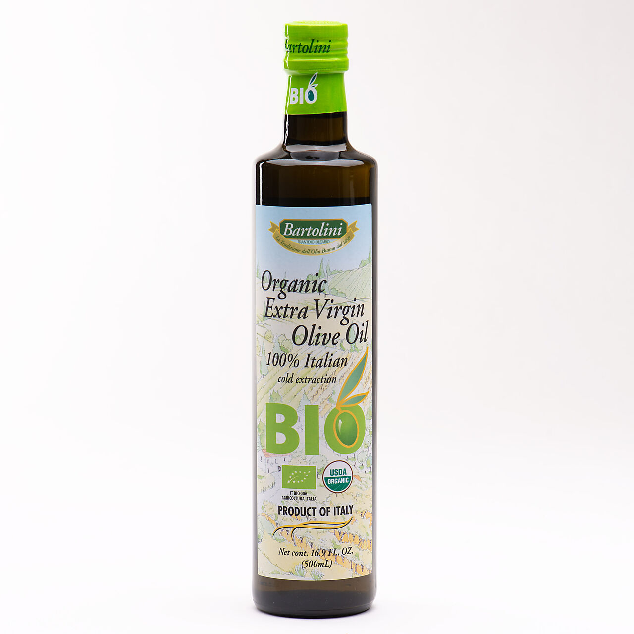 Bartolini Organic Extra Virgin Olive Oil - 16.9oz., , large image number 0