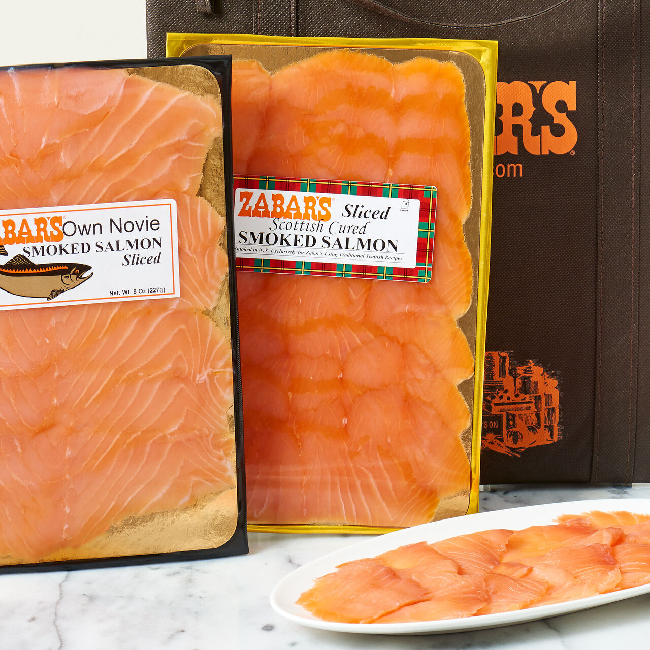 Zabar's Prepack Scotch Cured Nova Salmon (Kosher), , large image number 0