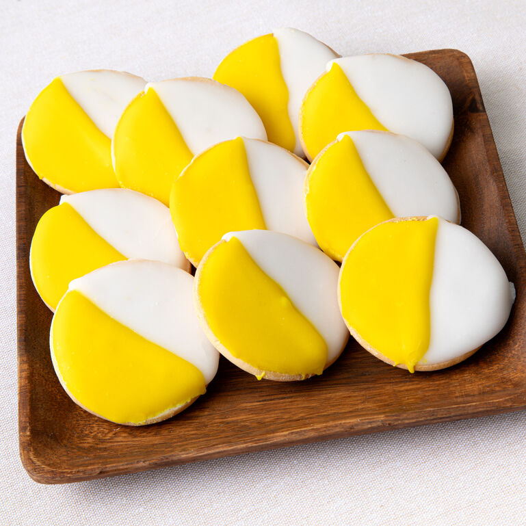 Zabar's Yellow and White Cookies  large