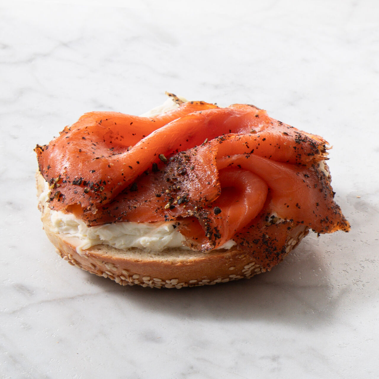 Zabar's Handsliced Peppered Nova Salmon  large