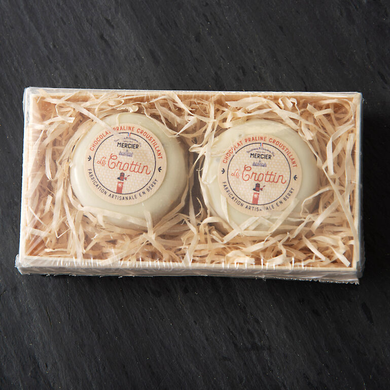 Chocolate Crottins with Almond & Hazelnut Praline by La Maison Mercier 130g  large