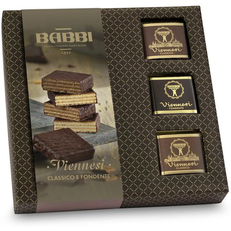 Babbi Viennesi Classico Milk & Dark Chocolate Cream Filling 9 pc  large