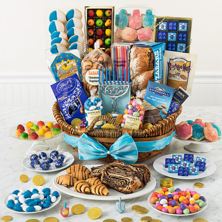 Hanukkah Basket (Kosher)  large