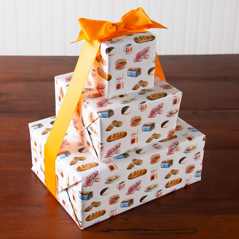 Zabar's Iconic Favorites Gift Wrap - 1 roll  large
