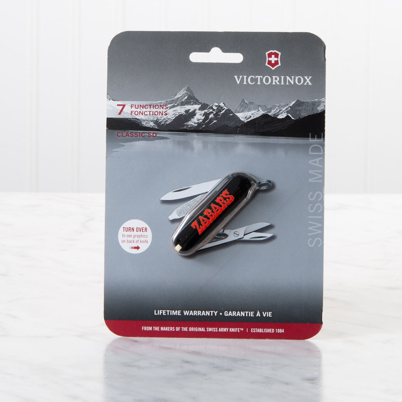 Zabar's 7 Functions Swiss Army Pocket Knife by Victorinox  large