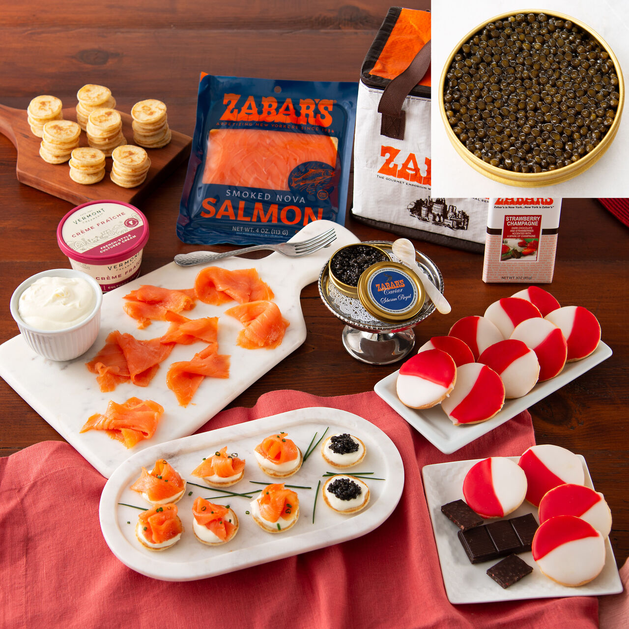 Zabar&rsquo;s Caviar Gift Set (Kaluga 50g)  large