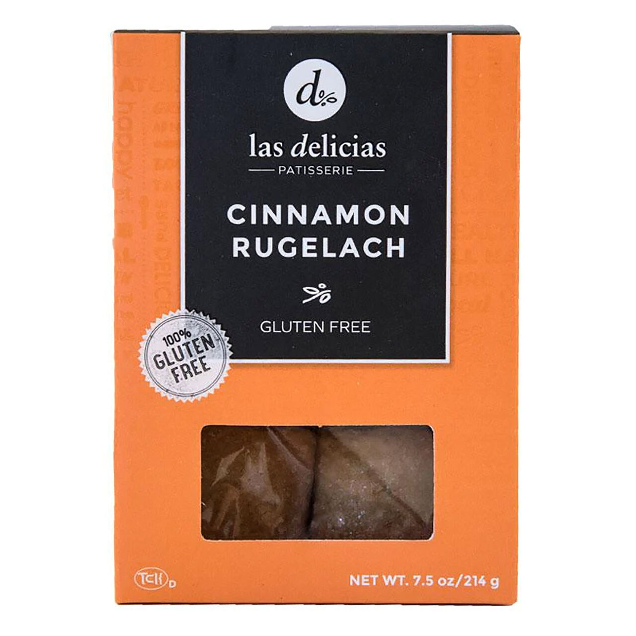 Las Delicias Cinnamon Walnut Rugelach - 7.5oz (Kosher), , large image number 0