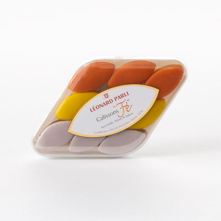 Leonard Parli Box of 9 Mini Calissons - assorted fruit flavores1.9oz  large