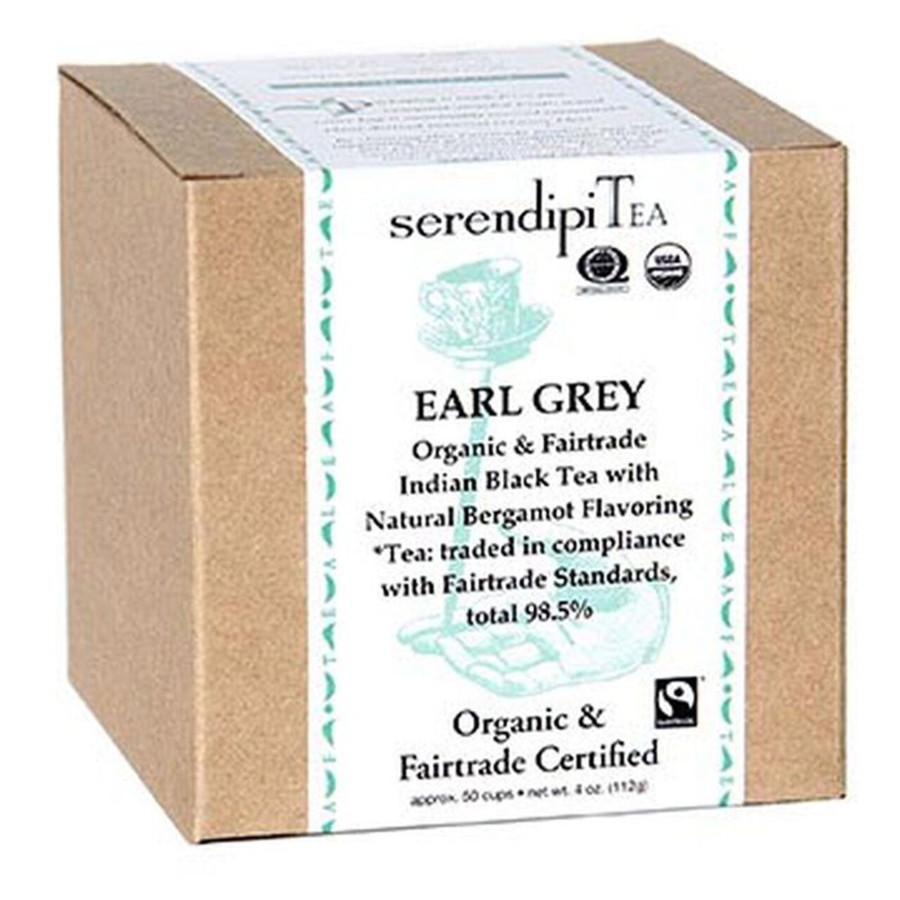 SerendipiTea Organic Earl Grey Tea 4oz, , large image number 0