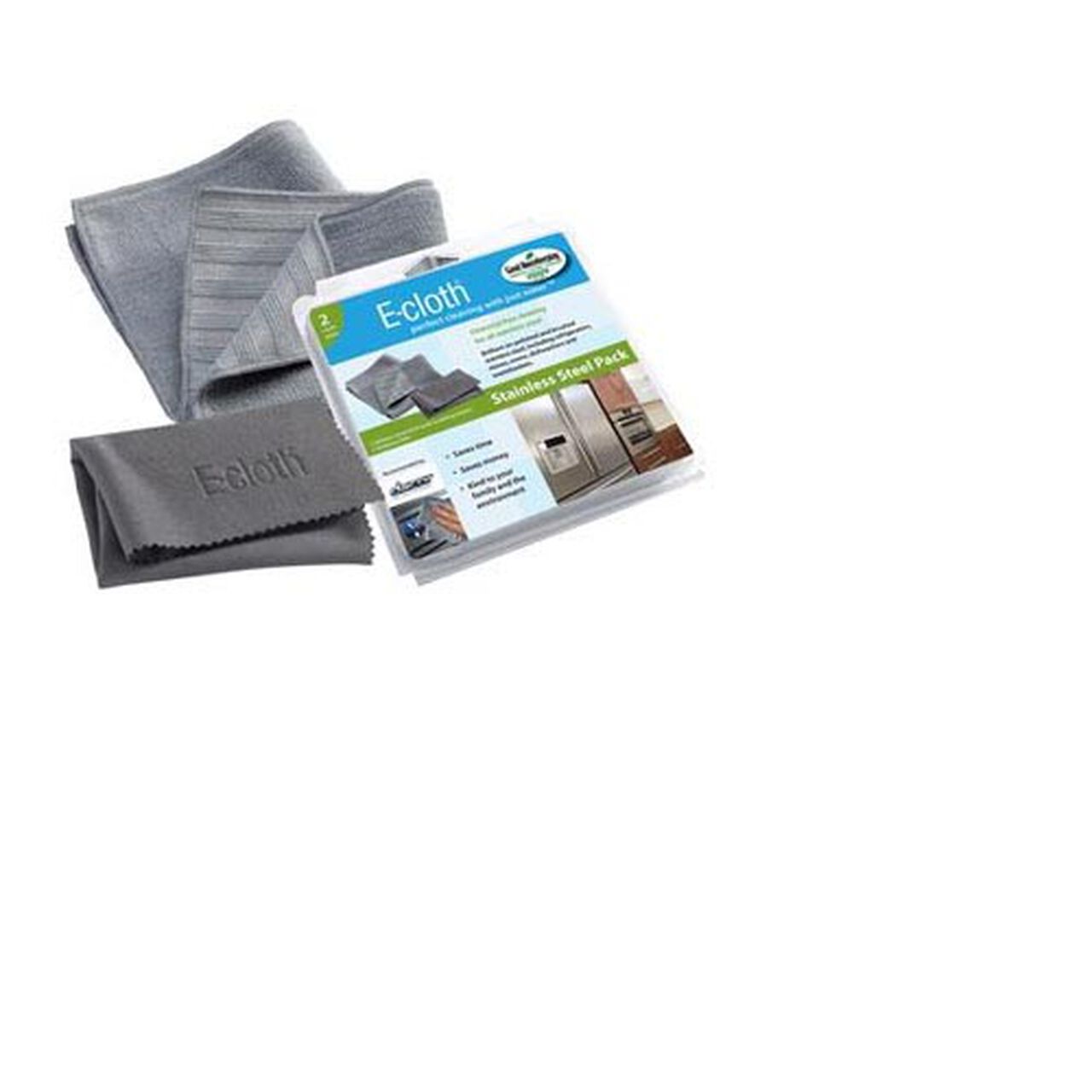 E-cloth Stainless Steel Cleaning Pads (Pack of 2) #10617, , large image number 0