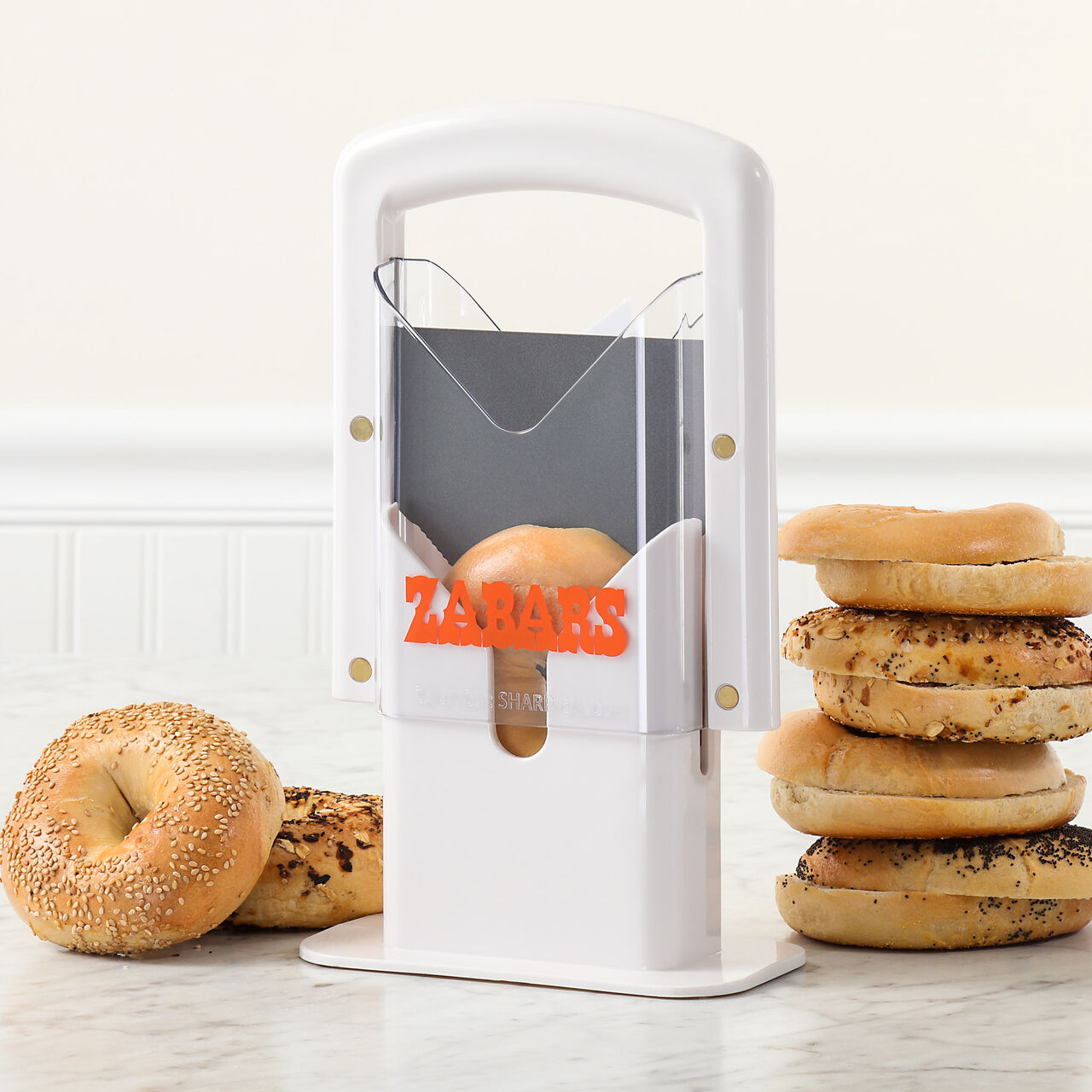 Zabar's The Original Bagel Guillotine (Bagel Slicer) #1500, , large image number 0