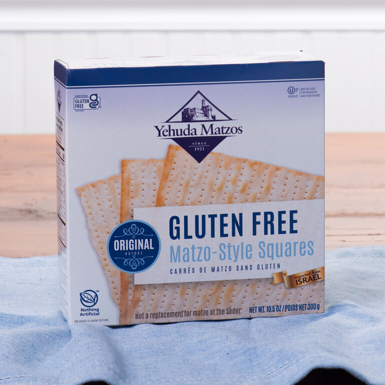 Yehuda Matzos Gluten Free Everything Matzoh-Style Squares  large