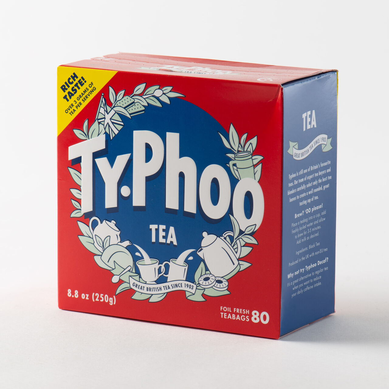 Ty-phoo Round Tea Bags - 80ct  (Kosher), , large image number 0