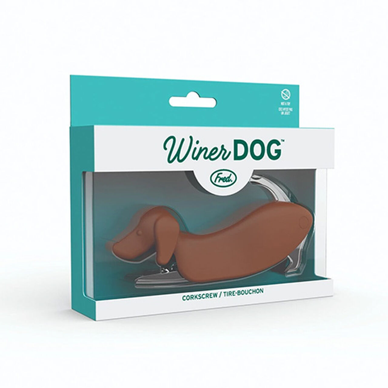 Genuine Fred Winer Dog - Dachshund Dog Shaped Corkscrew, , large image number 0