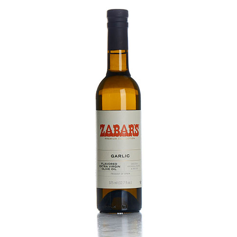Zabar's Premium Collection Garlic Flavored Extra Virgin Olive Oil 12.7 fl. oz.  large
