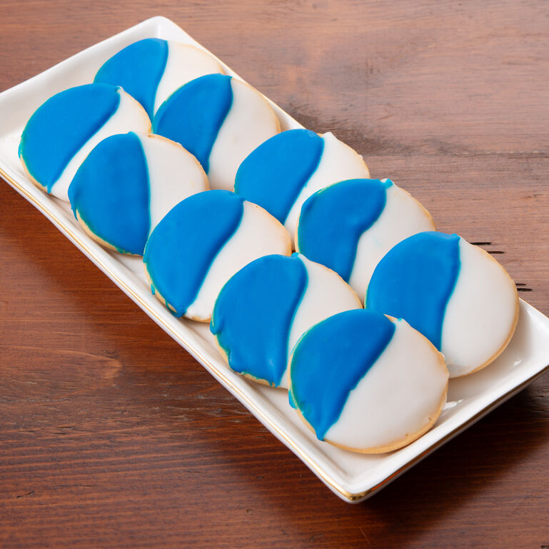 Zabar's Blue and White Cookies (Kosher) - 11oz  large