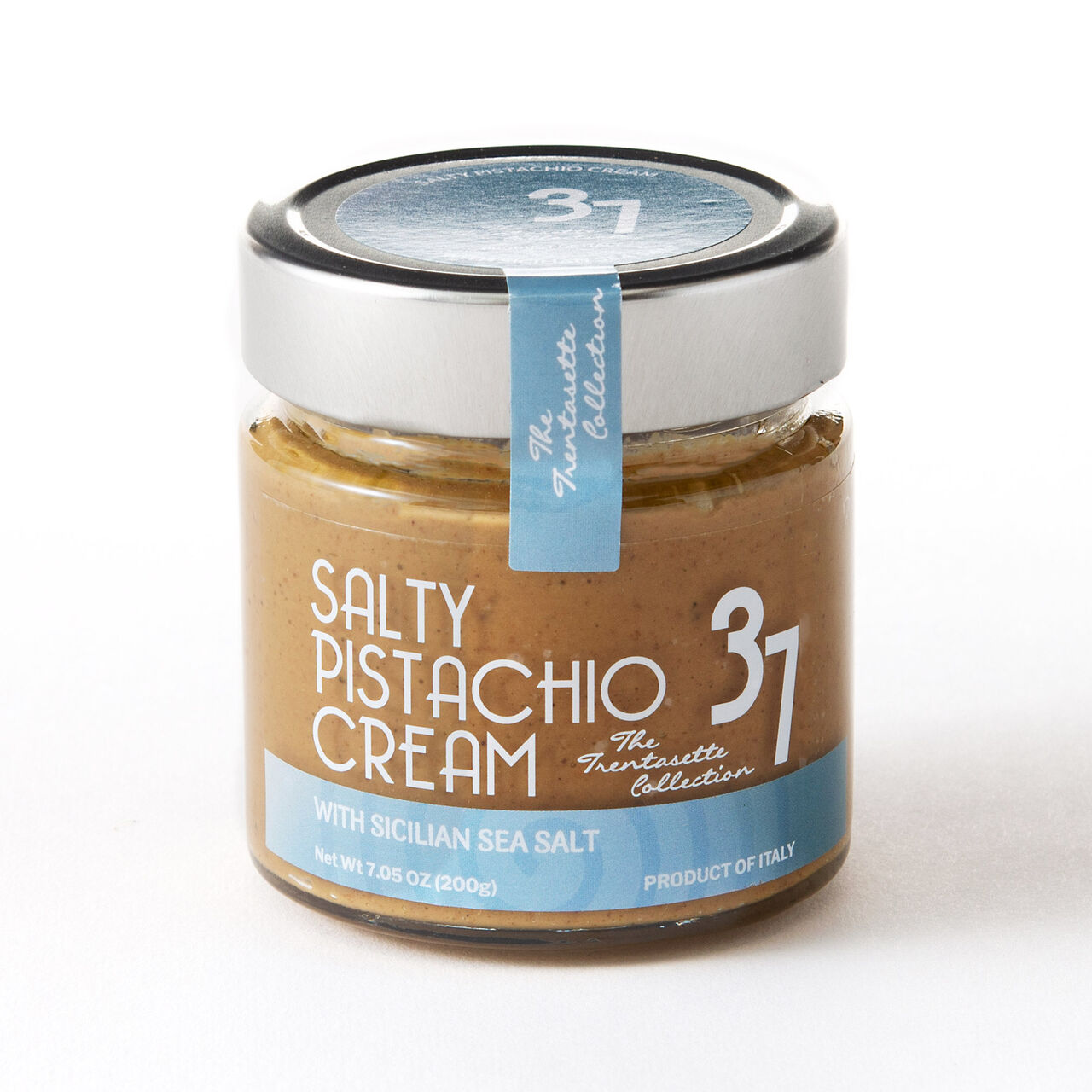 Trentasette Salty Pistachio Cream with Sicilian Sea Salt 7.05 oz  large