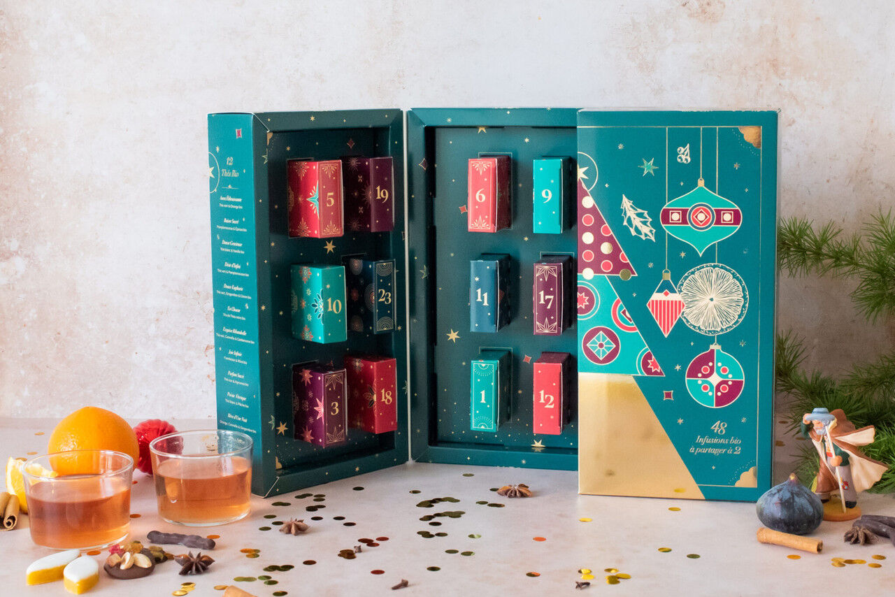 Provence d’Antan Duo Advent Calendar, tea and tisanes 84.8g  large