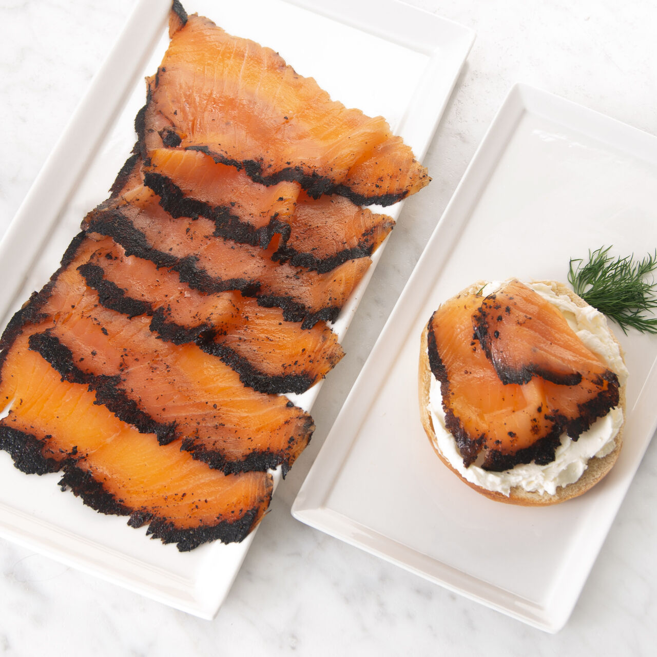 Zabar’s Prepack Pastrami Smoked Salmon 8oz  large