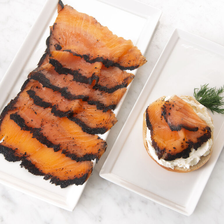 Zabar’s Prepack Pastrami Smoked Salmon 8oz  large