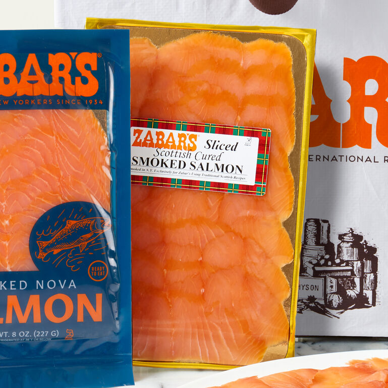 Zabar's Prepack Scotch Cured Nova Salmon (Kosher)  large