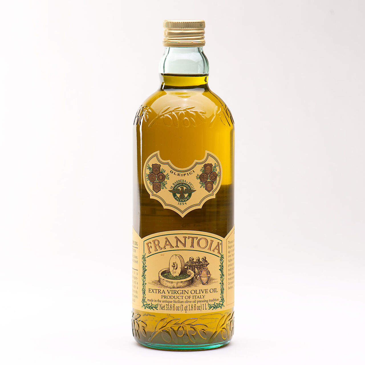 Frantoia Barbera Extra Virgin Olive Oil - 33.8oz, , large image number 0