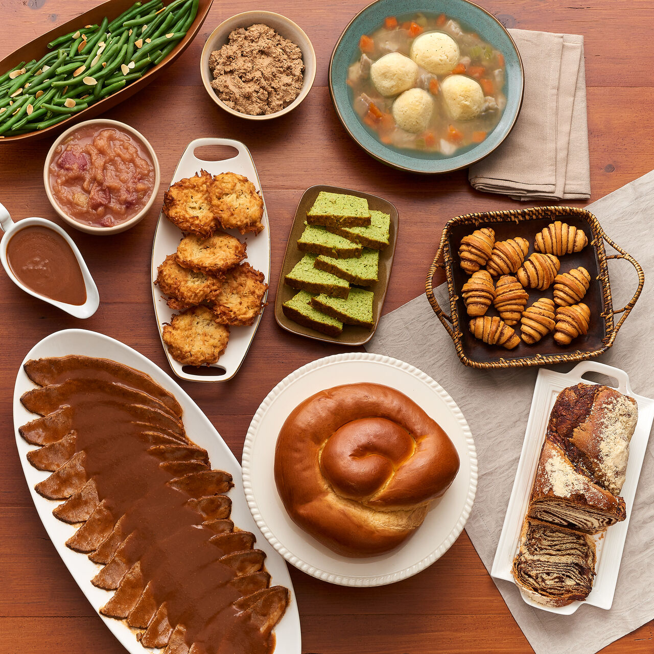 Zabar's Complete Holiday Dinner for 6 (Brisket)  large