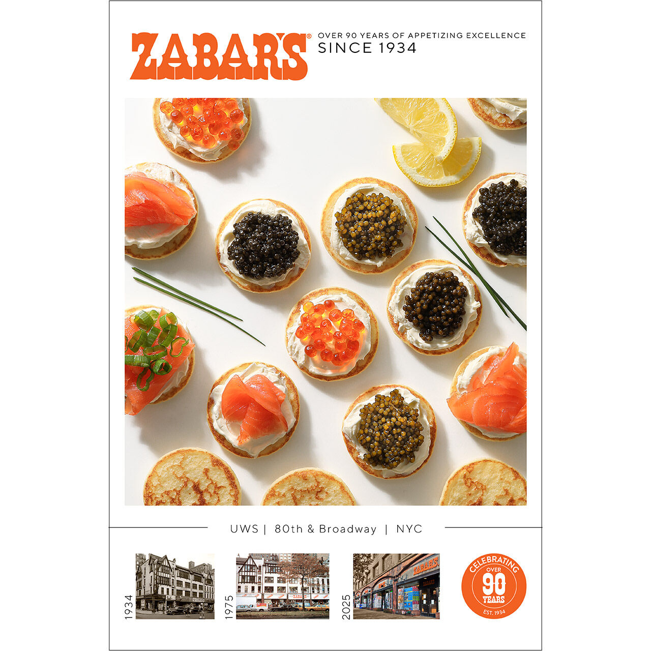 Zabar's Caviar Poster  large