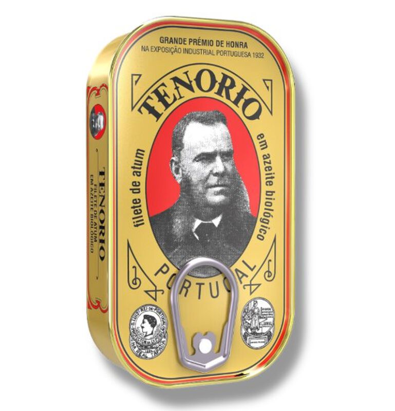 Tenorio Tuna Fillets in Orangic Olive Oil in Tin 4.23oz  large