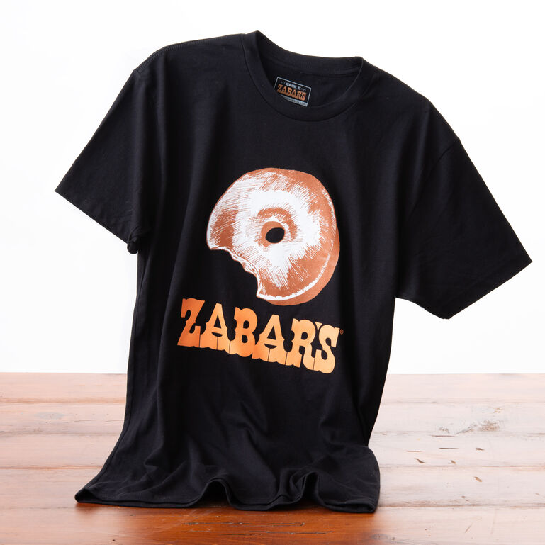 Zabar's Bagel T-Shirt in Black  large