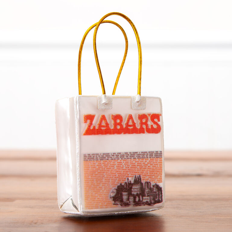 Zabar's Shopping Bag Ornament   large