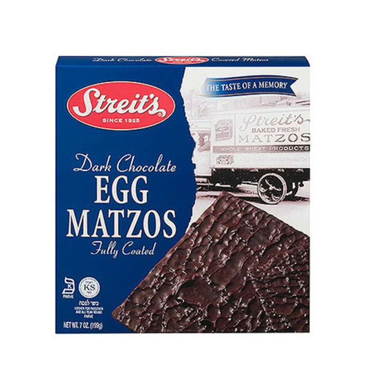 Streit&rsquo;s Dark Chocolate Egg Matzoh 7 oz - Kosher for Passover  large