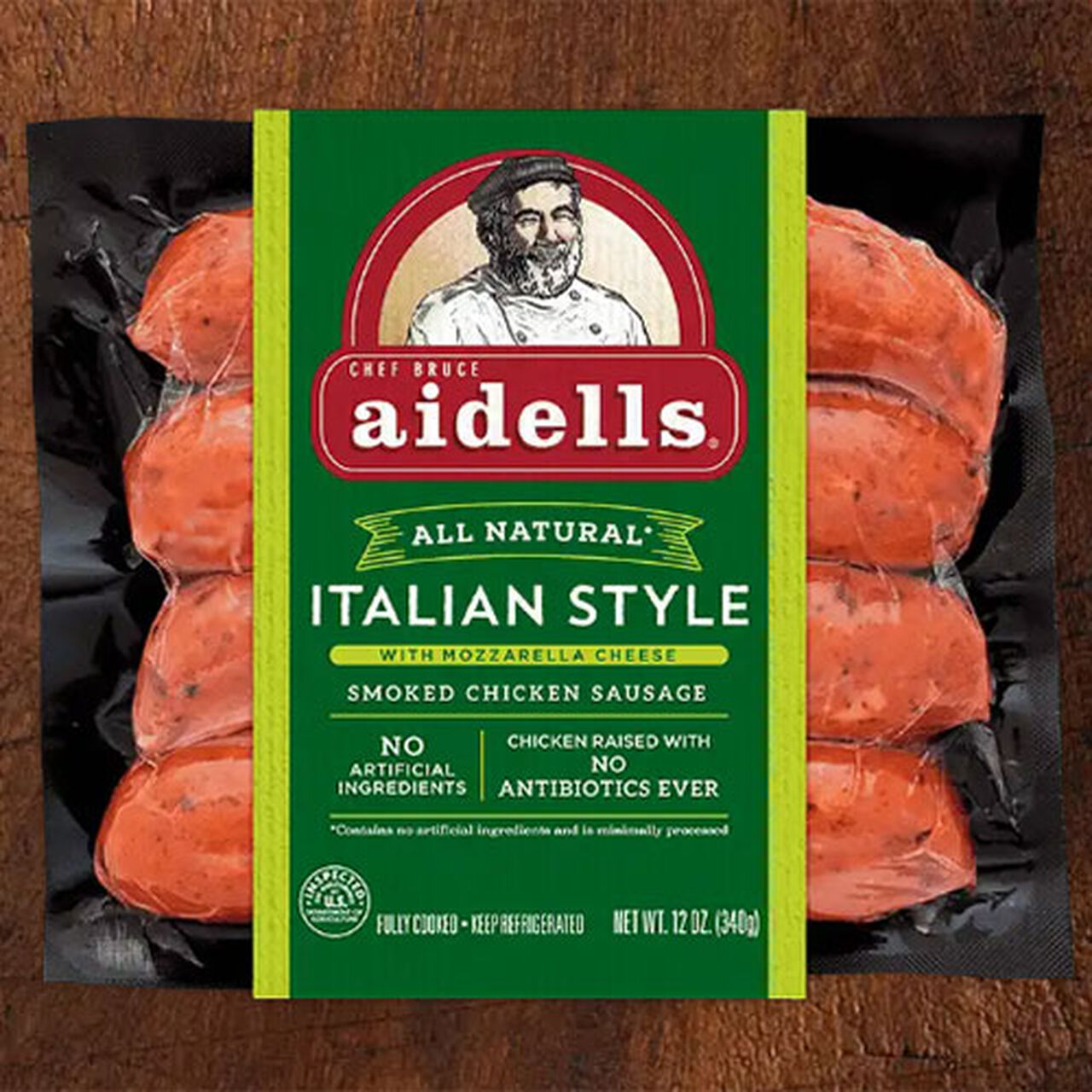 Aidells Smoked Chicken Sausage - 12oz.  large