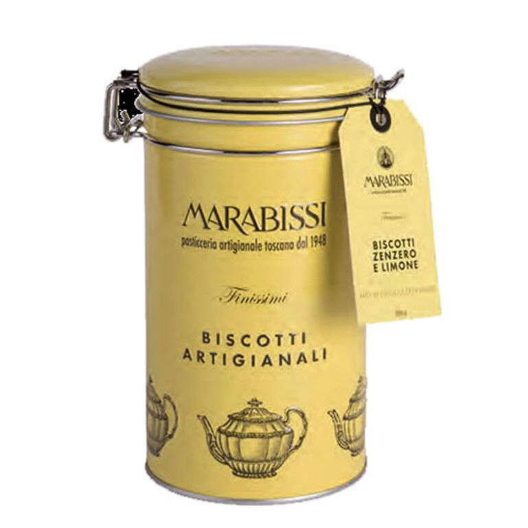 Marabissi Red Tin with Christmas Cookies 7.05oz  large