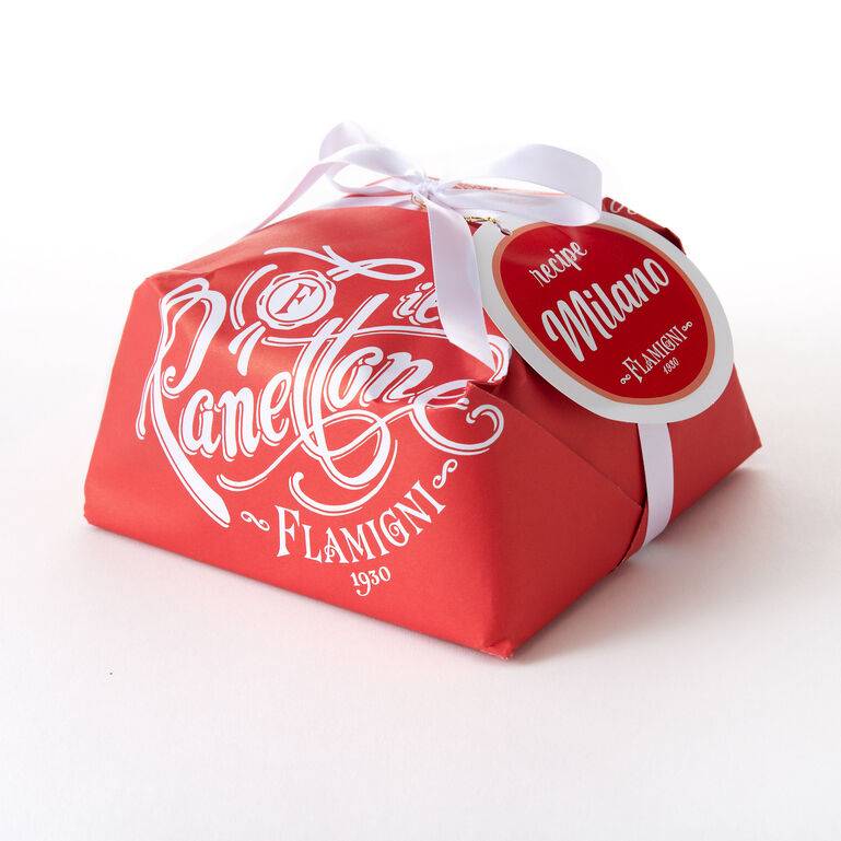 Flamigni Classic Panettone Hand wrapped Red 1.1LB  large
