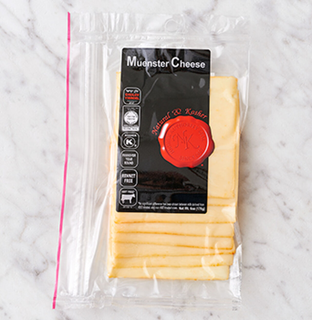 Sliced Muenster (Kosher) by Natural & Kosher, , large image number 0