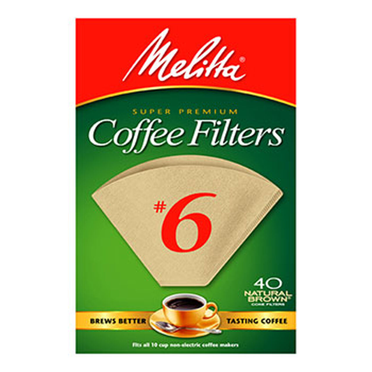 Melitta #6 Coffee Filters - (40ct.), , large image number 0