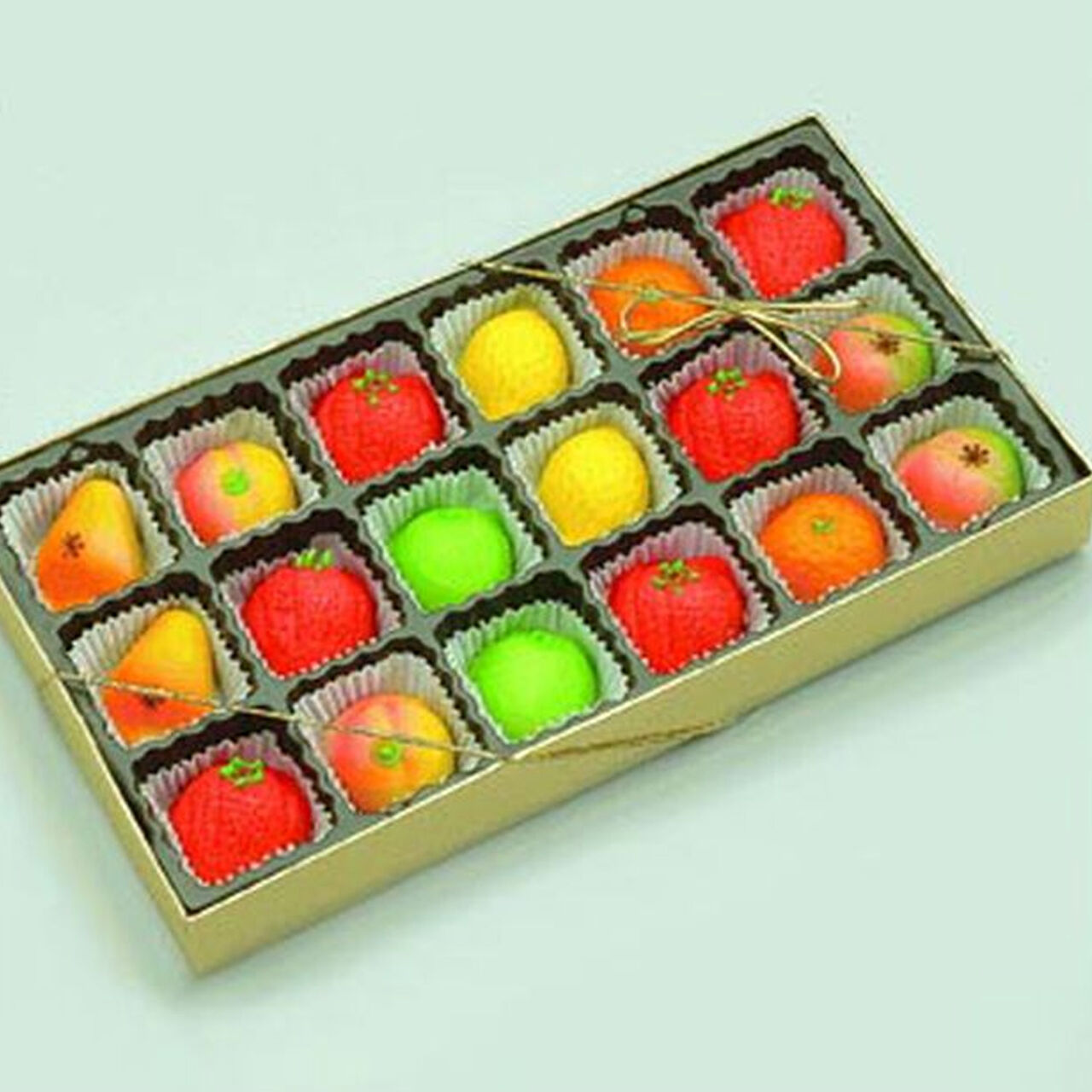 Marzipan Fruit Gift Tray - 18pcs., , large image number 0