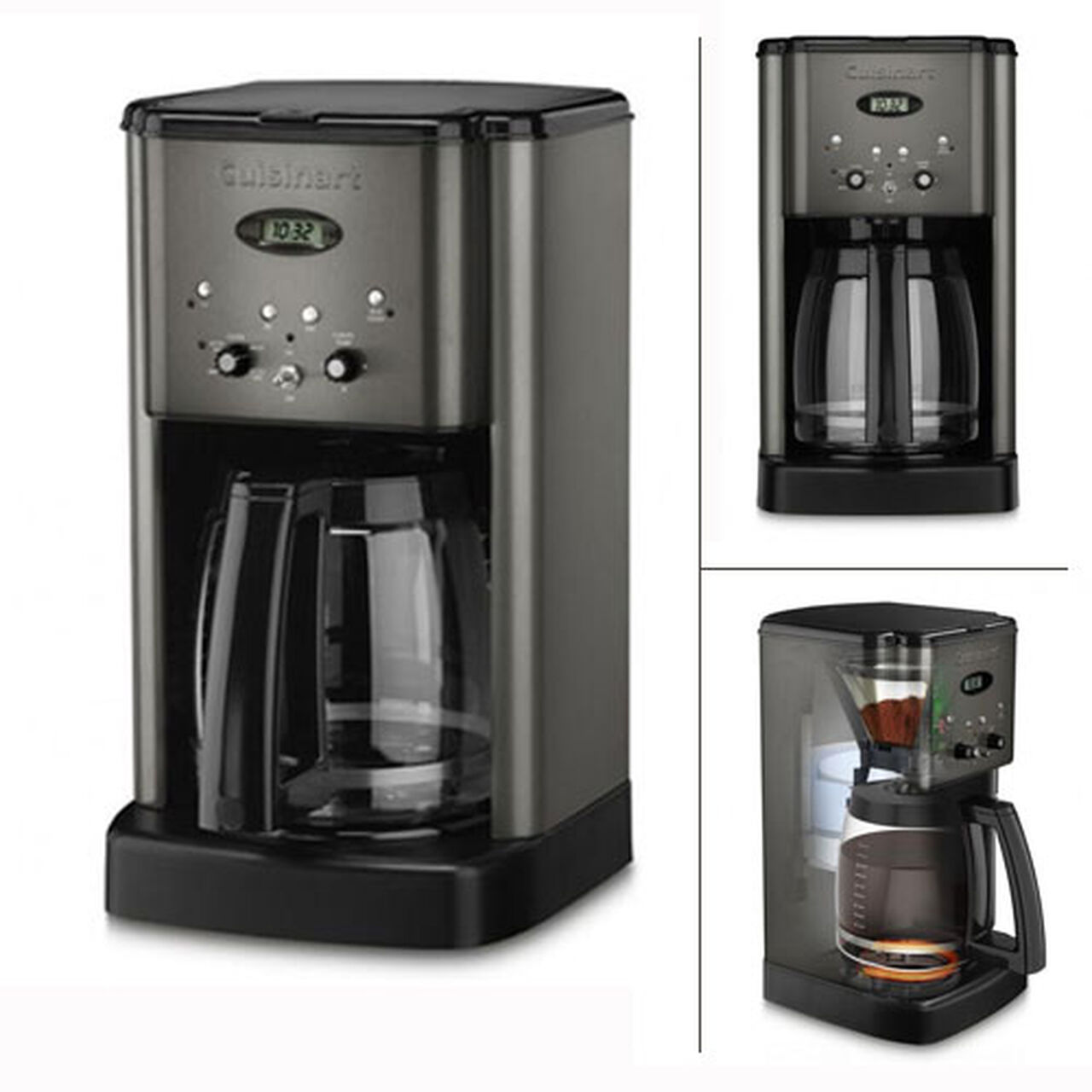 Cuisinart 12-Cup Stainless Steel Drip Coffee Maker in the Coffee Makers  department at