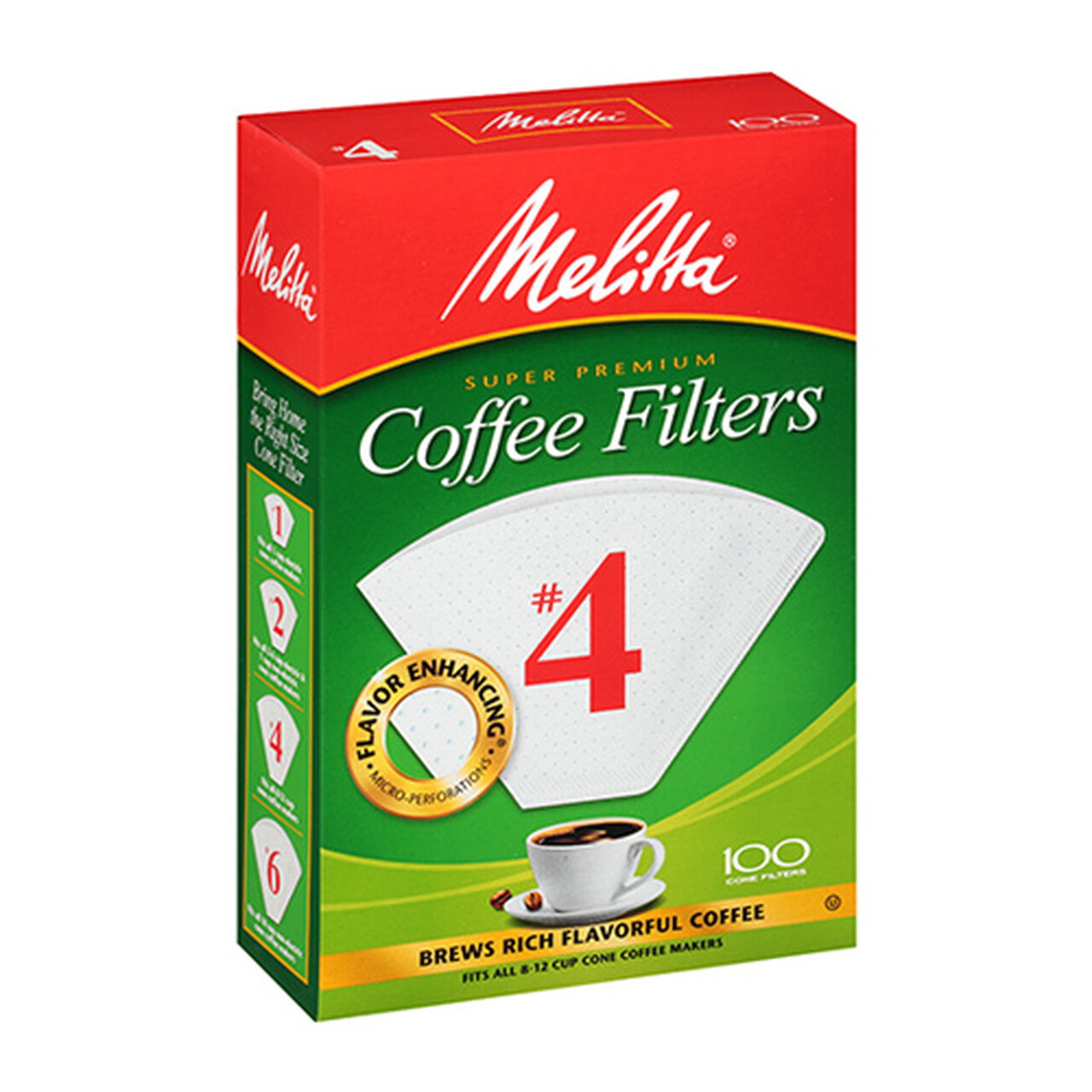Melitta #4 Coffee Filters - (100ct.), , large image number 0