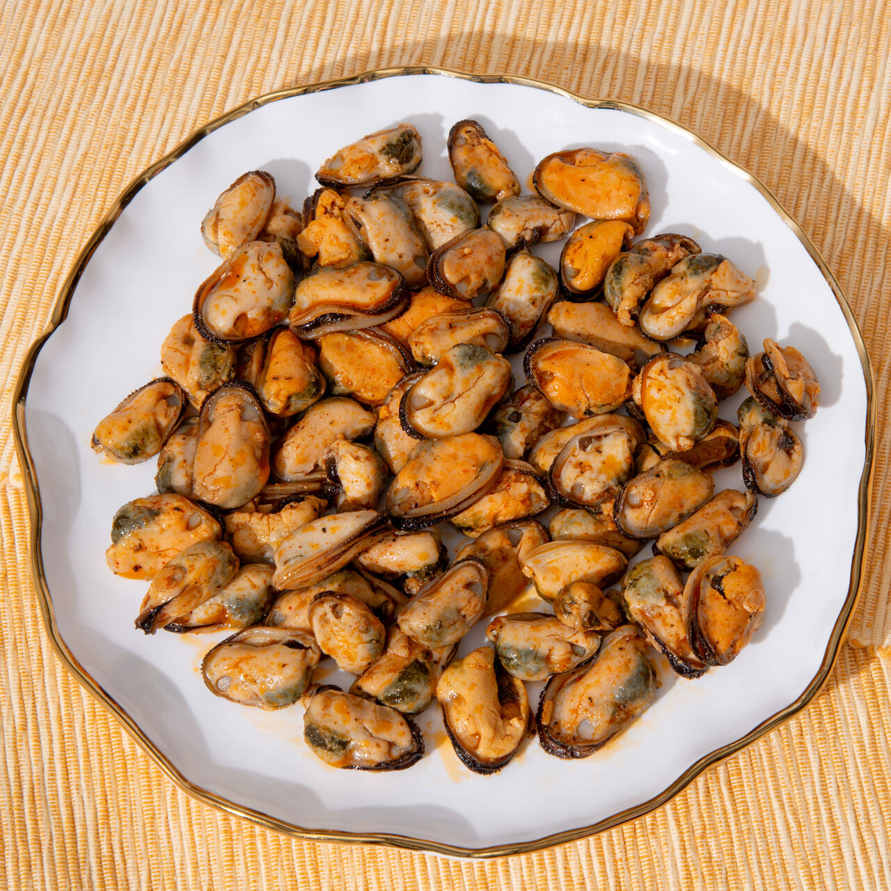 Home Smoked Mussels  large